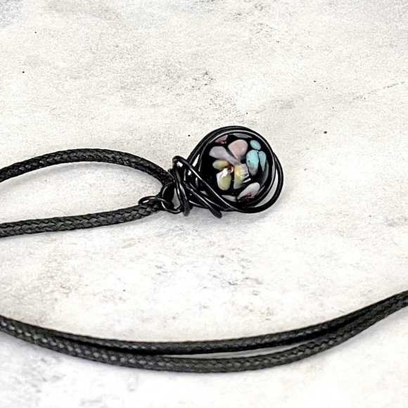 5 For $25💫Floral Lampwork Pendant Necklace - Picture 5 of 5